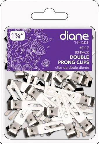 DOUBLE PRONG CLIPS 1.75 INCH 80 PACK 
